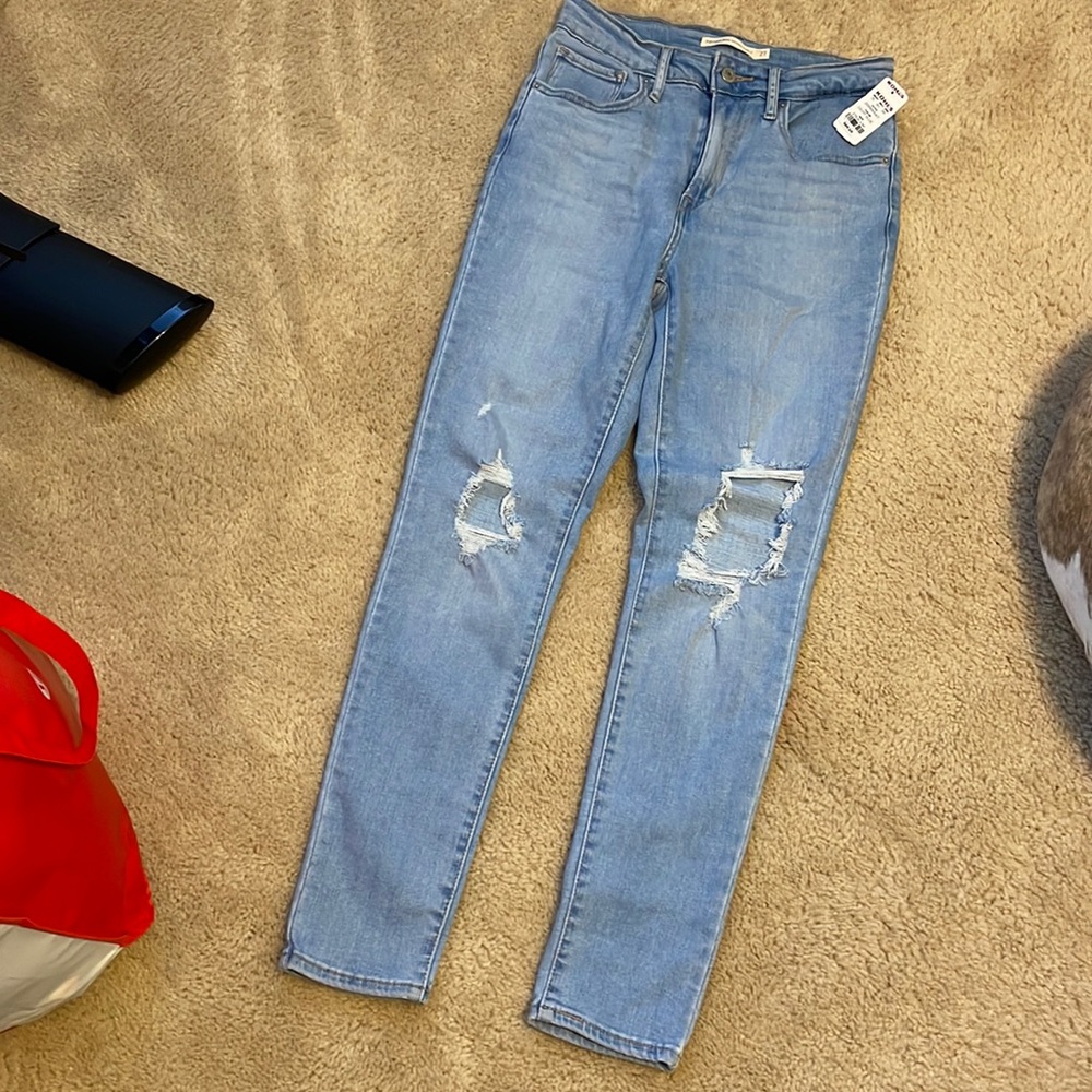 Levi’s high rise skinny ankle stretch jeans
